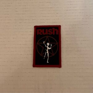 Rush Original Patch P-2194 2007 Anthem Starman Maroon Black No Reproduction